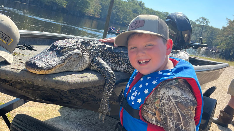 Maddox's Dewey Wills WMA gator