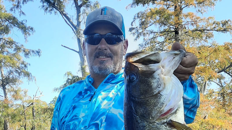 Corey's Caddo Lake lunker