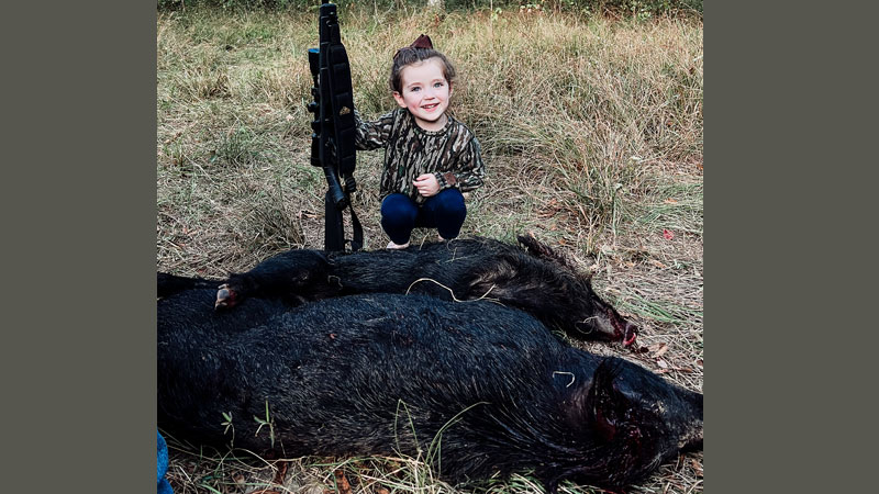 Bristol Bowser's first hogs