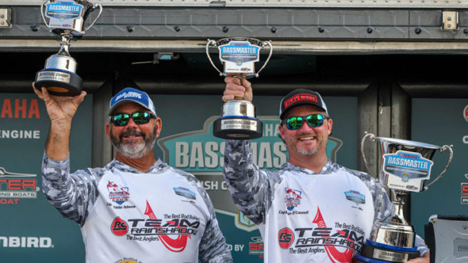 The Redfish World Series team of Edward Adams of Metairie, La., and Sean O'Connell of Mandeville, La., have won the 2022 Yamaha Bassmaster Redfish Cup Championship presented by Skeeter with a three-day total of 48 pounds, 3 ounces. (Photo by Andy Crawford/B.A.S.S.)
