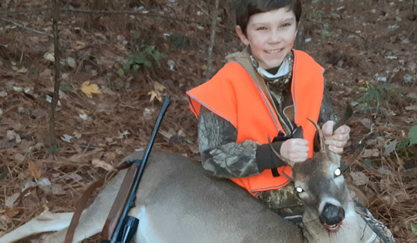 Young buck with his young buck