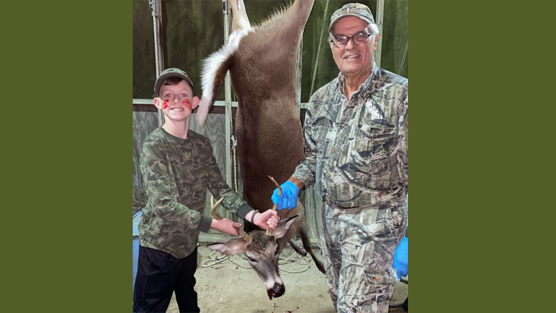 Blaze's first deer