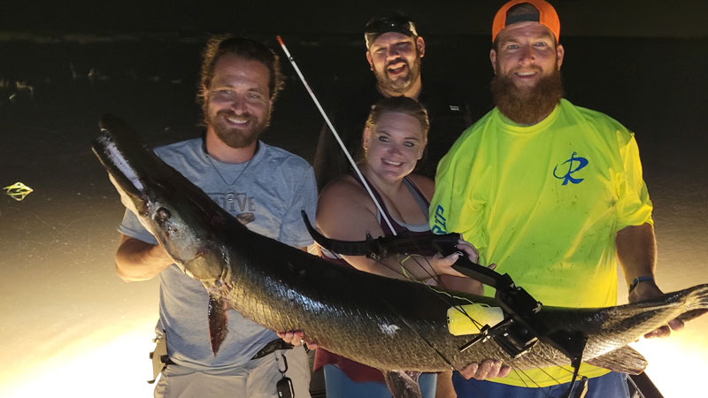 Port Sulphur alligator gar