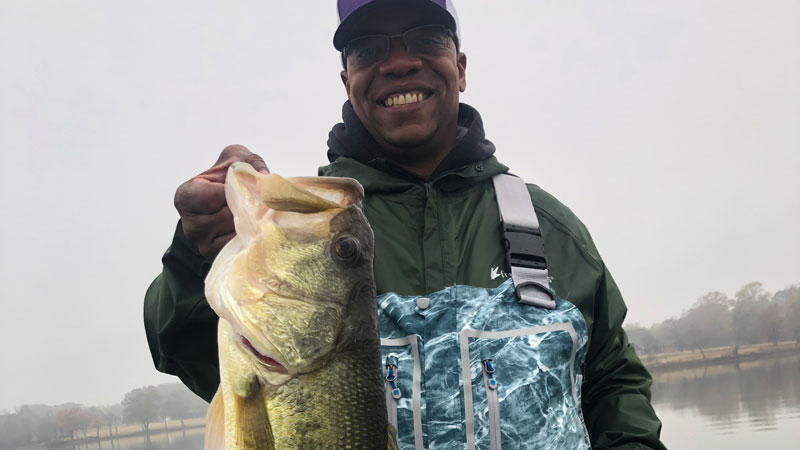 Big bass for Maurice Smith