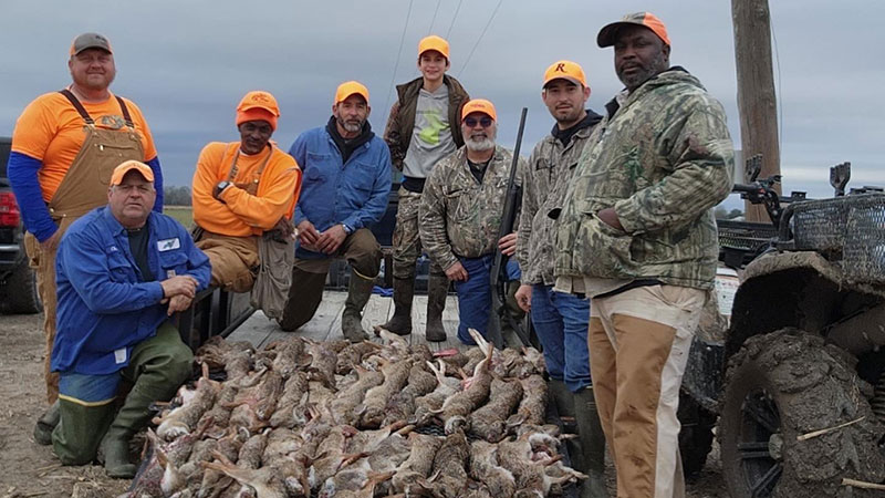 West Baton Rouge rabbit hunt