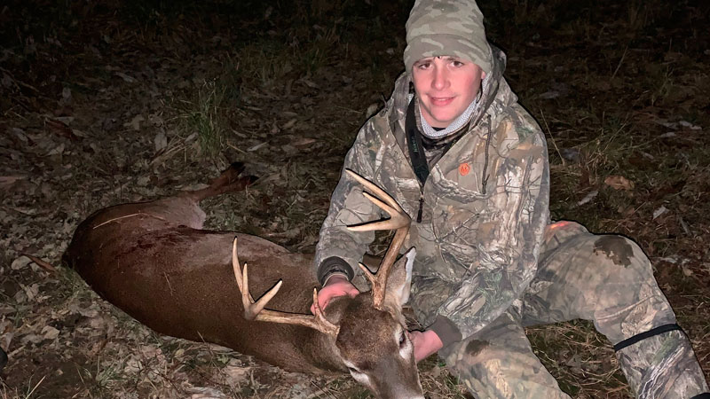 An 8-point buck for Landon Boyd
