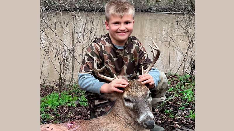 Brodie Jarreau's first buck