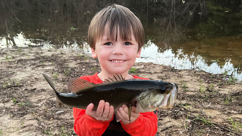 Frank's first solo fish