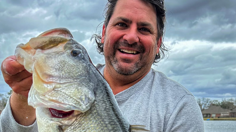 John Spinosa caught an 8.27-pound bass