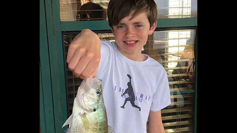 Caleb and Cayden Rodrigue fish at Poverty Point