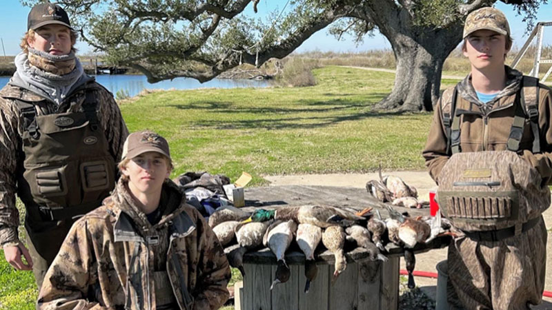 Creole area duck hunt