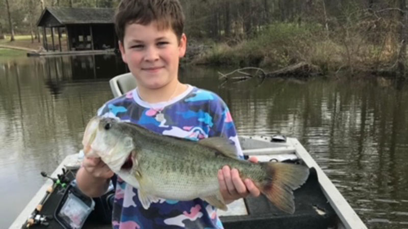 Fishing in local private ponds in St. Francisville