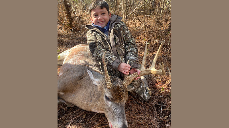 Henry's first buck