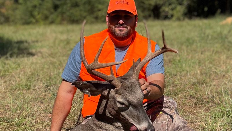 Blake Oquain with public land deer