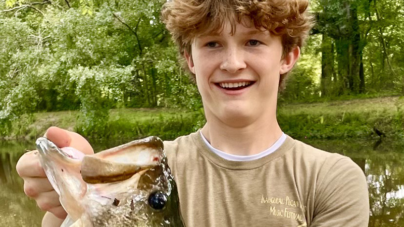 George gets big pond bass