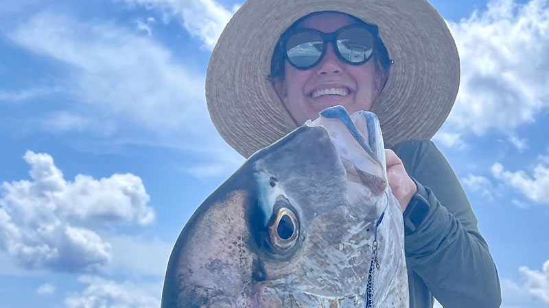 A giant African Pompano