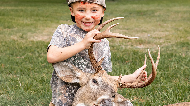 Finn Prestenbach's first deer