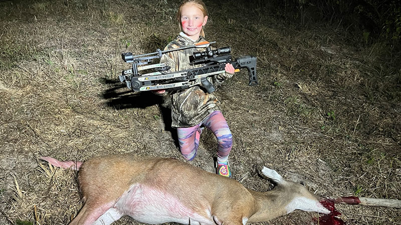 Emery's first deer