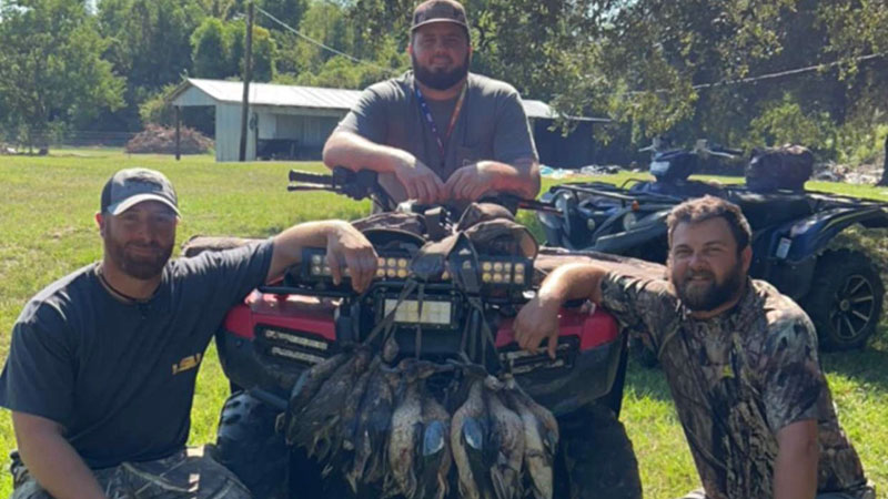 Teal hunting in Rapides Parish
