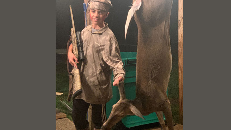 Carter Lalanne's first deer