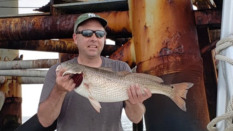 John White enjoys Grand Isle offshore fishing