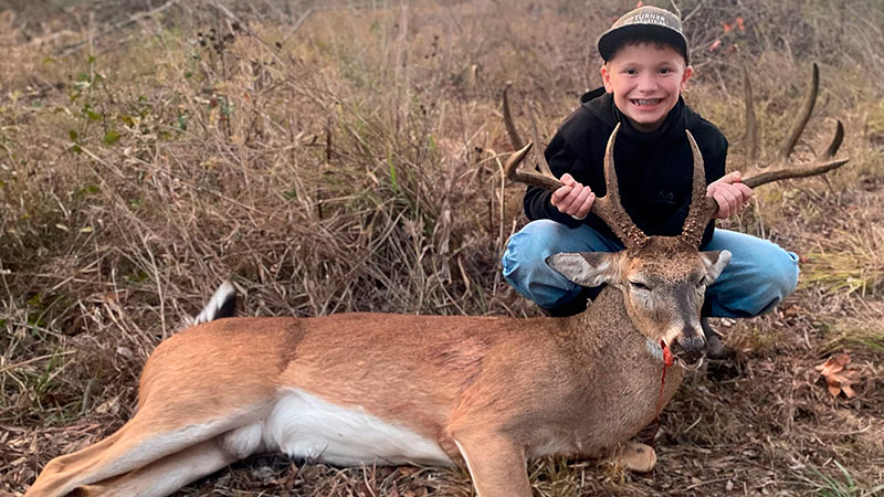Tucker Beeson's 9-point buck