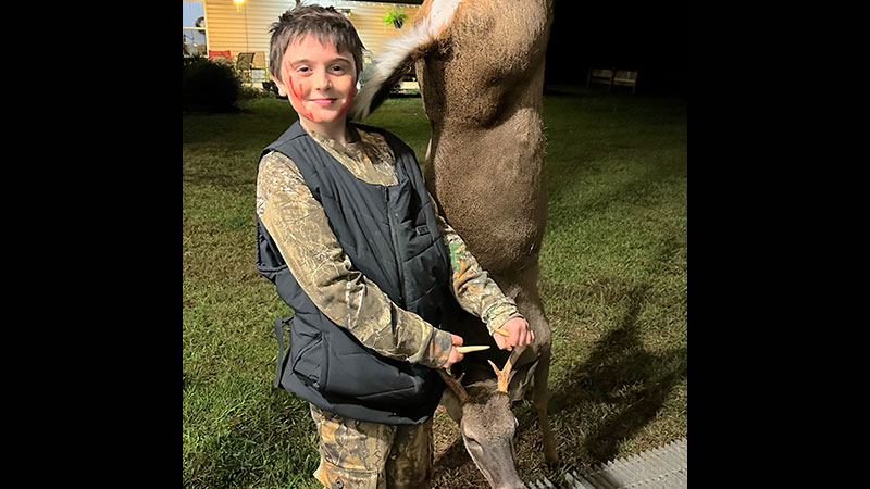 Gavin Terrell's first deer