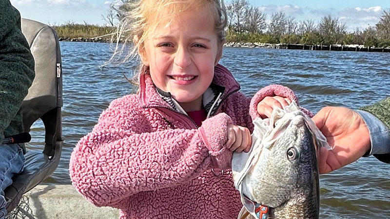 Marèt's first redfish