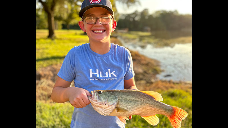 Jase Murphy Savoy fishing in Mamou