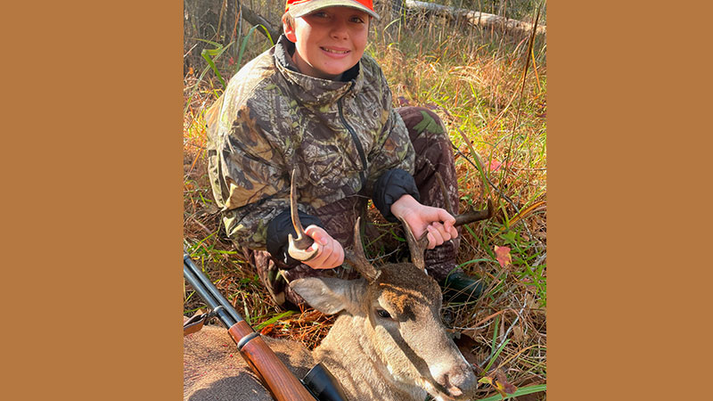 Eli Robicheaux's first buck