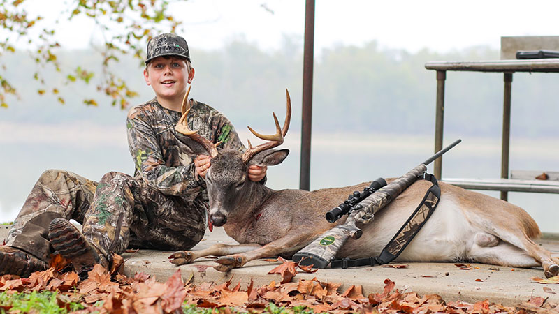 Bentley Fontenot and his St. Landry Parish buck