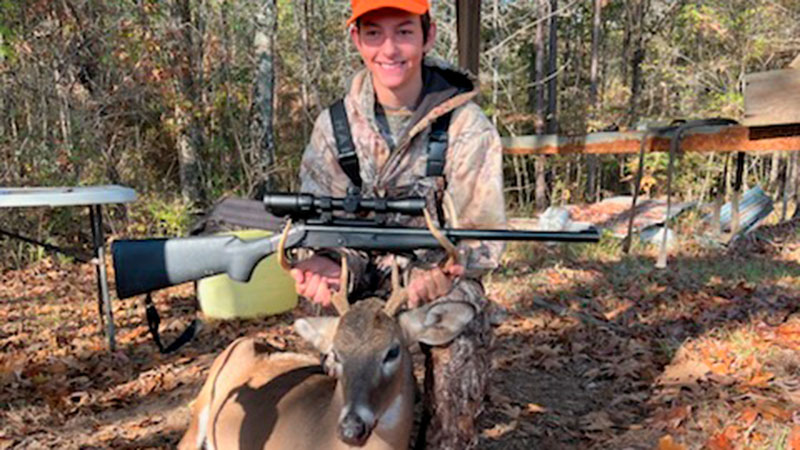 Andrew Barker's first deer