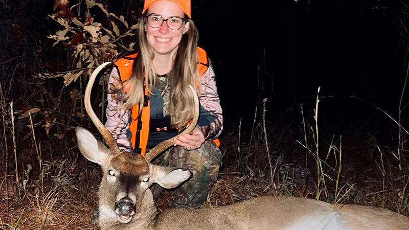 Jess Brunson's spike buck