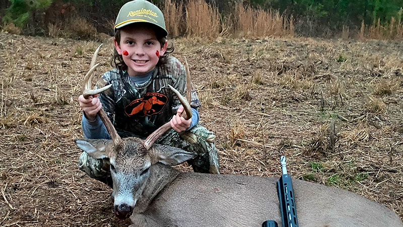 Graham Boquet's first deer