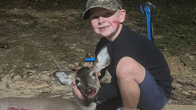 Konner Newland's first deer