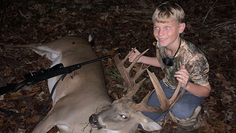 Wyatt Haggard's big 15-point buck