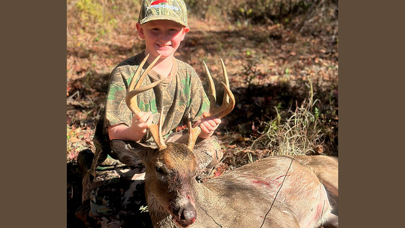Grayson Edwards got his first deer