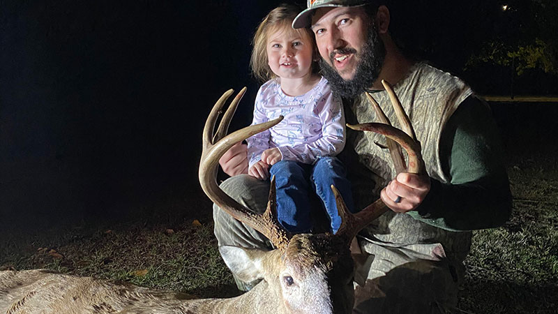 Dewey Wills WMA buck for Lindon