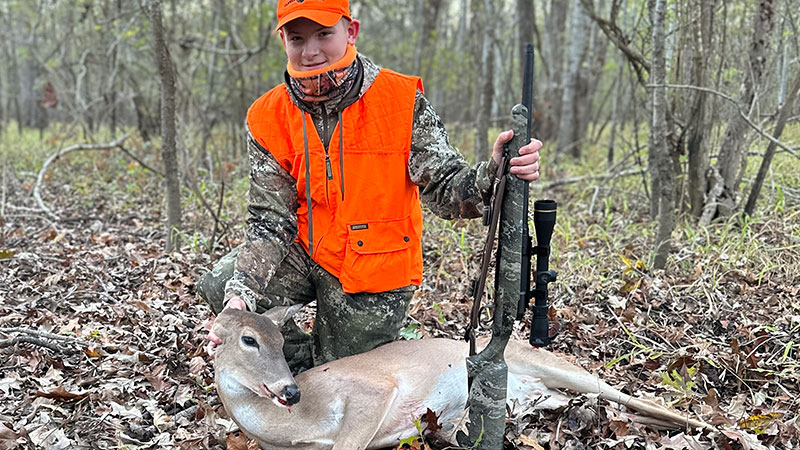 Jace Marter's first public land deer