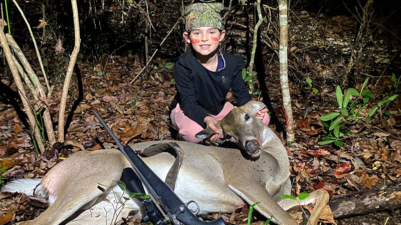 Lakynn Landry's first deer