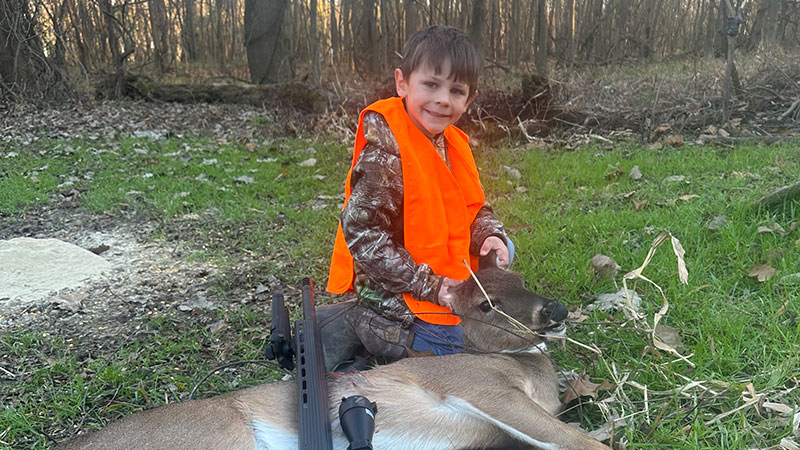 Luke Polotzola's first deer