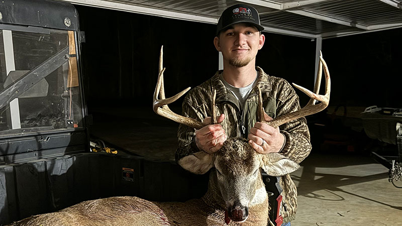 Konner Davis gets late-season buck