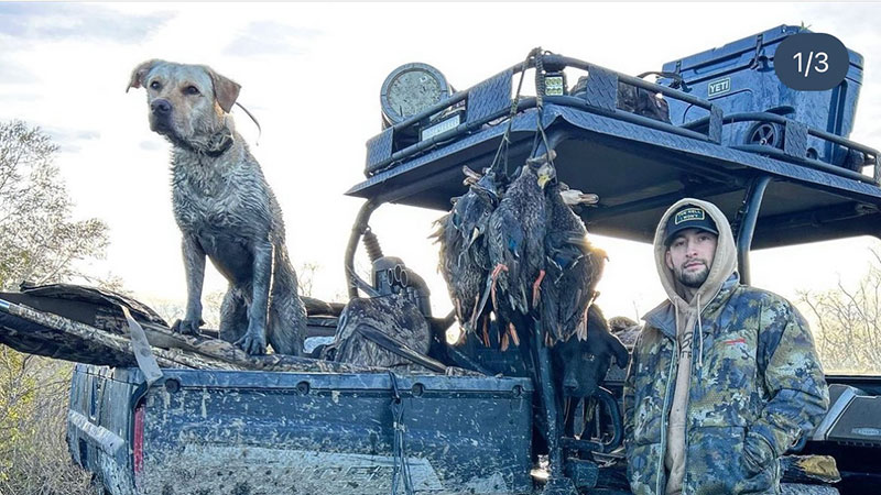 Colby Coulon after a Hopedale hunt