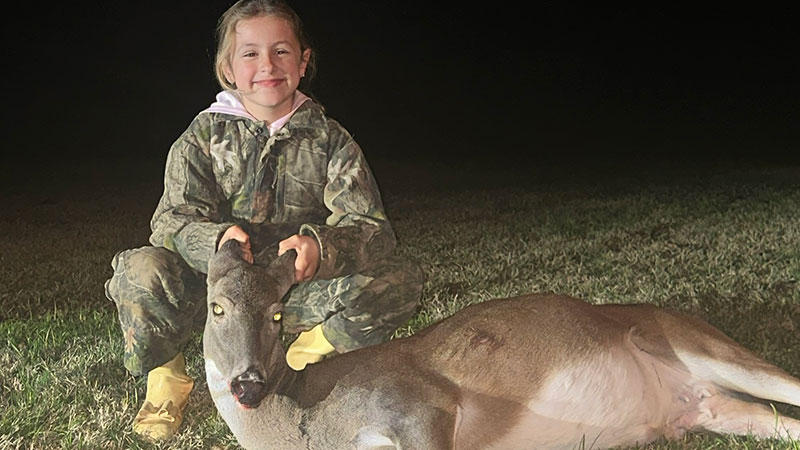Bailey Links got her first deer
