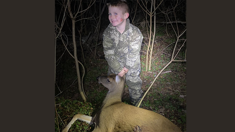 Beau Bagala's first deer
