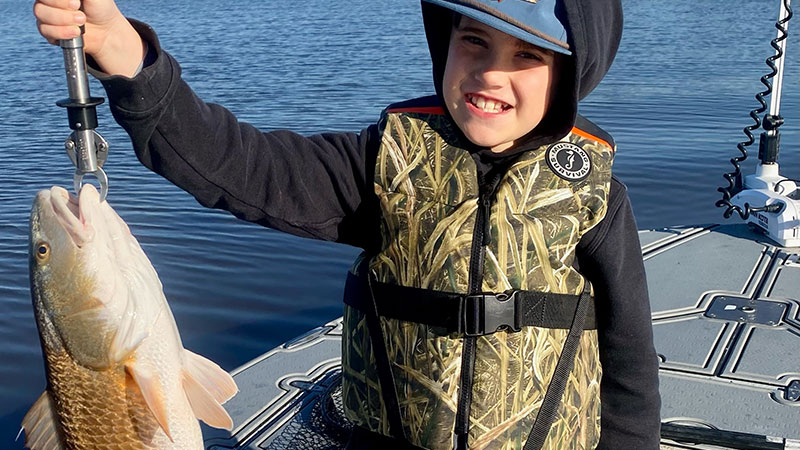 Calcasieu Lake redfish for Finn Davidson