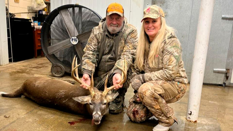 Tim Godso and his daughter