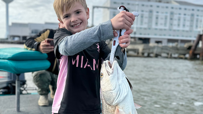 Finn Ryan's first redfish
