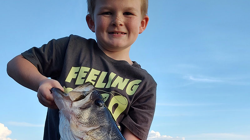 Kaden Blewer's 8.4-pound bass
