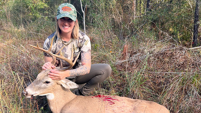 Maghin Davis got her 10-point